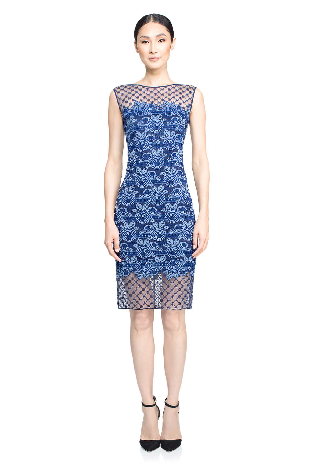 Tadashi shoji top petite dress