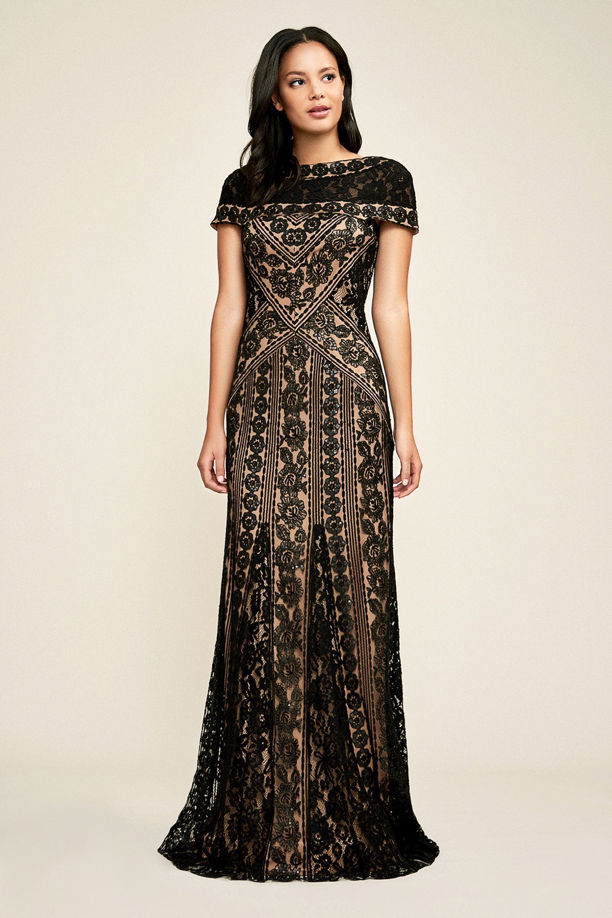 お歳暮・冬ギフト特集2024 York Evening Gown | Tadashi Shoji ワンピース