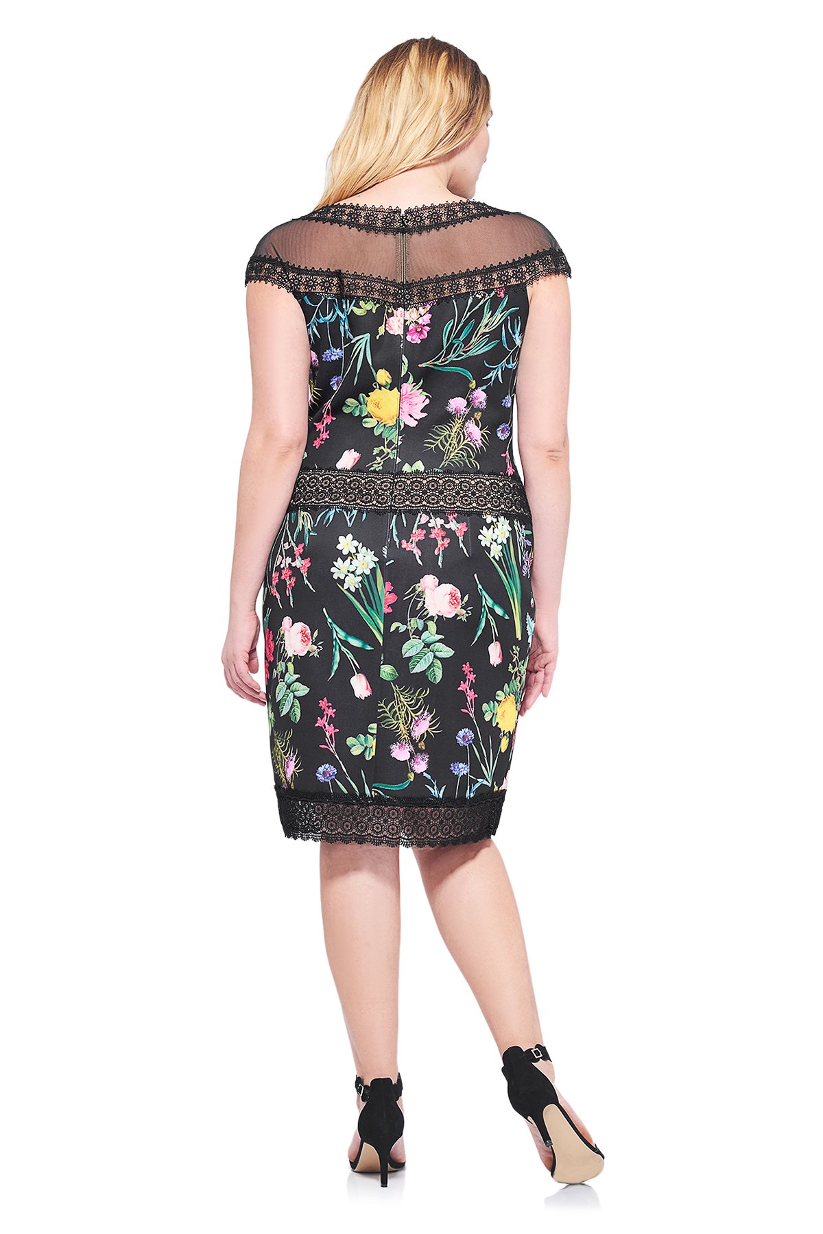 Nuage Airy DressサイズM Mora Pearl Strap Blouson Midi Dress | Tadashi Shoji