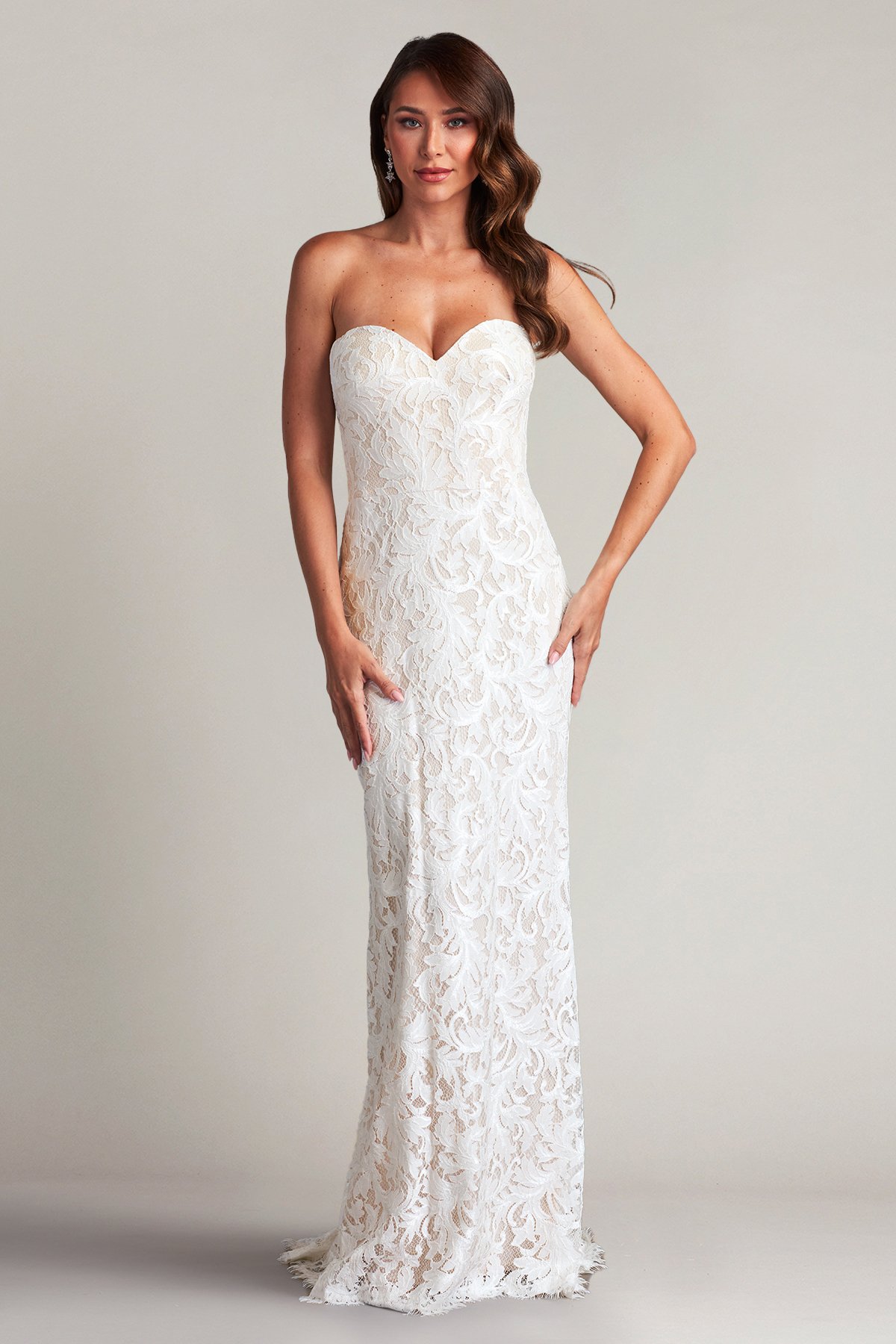 Ophni Strapless Sweetheart Gown Tadashi Shoji Bridal