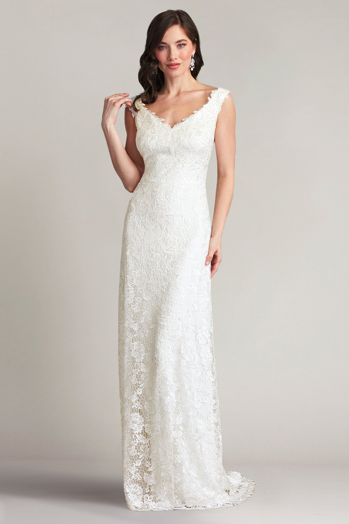 Feron Tulle A-Line Gown | Tadashi Shoji Bridal