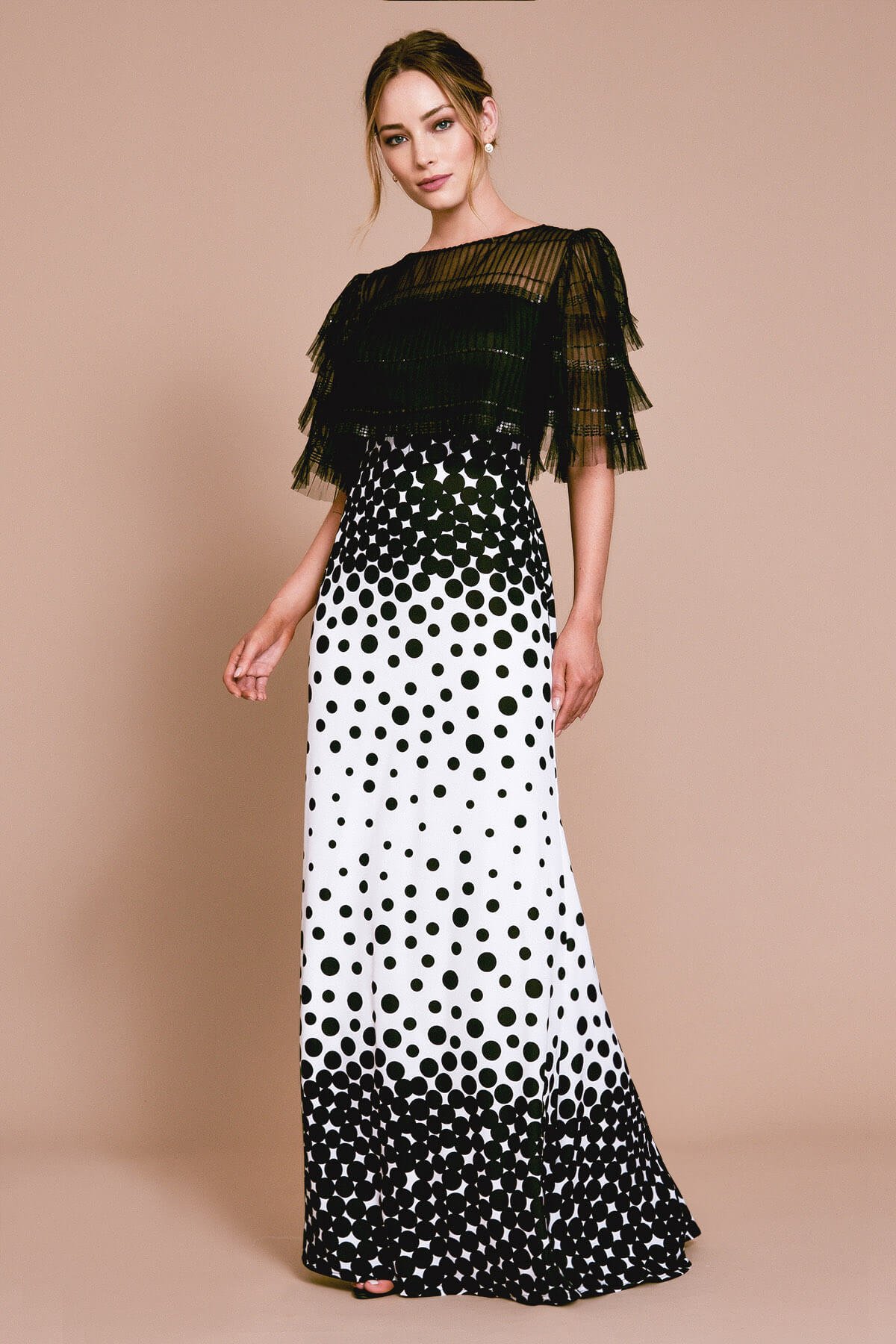 Bigelow Knife Pleat Gown | Tadashi Shoji