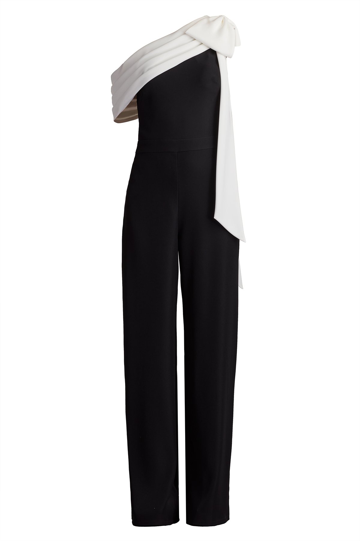 Sancia Bow-Shoulder Jumpsuit | Tadashi Shoji