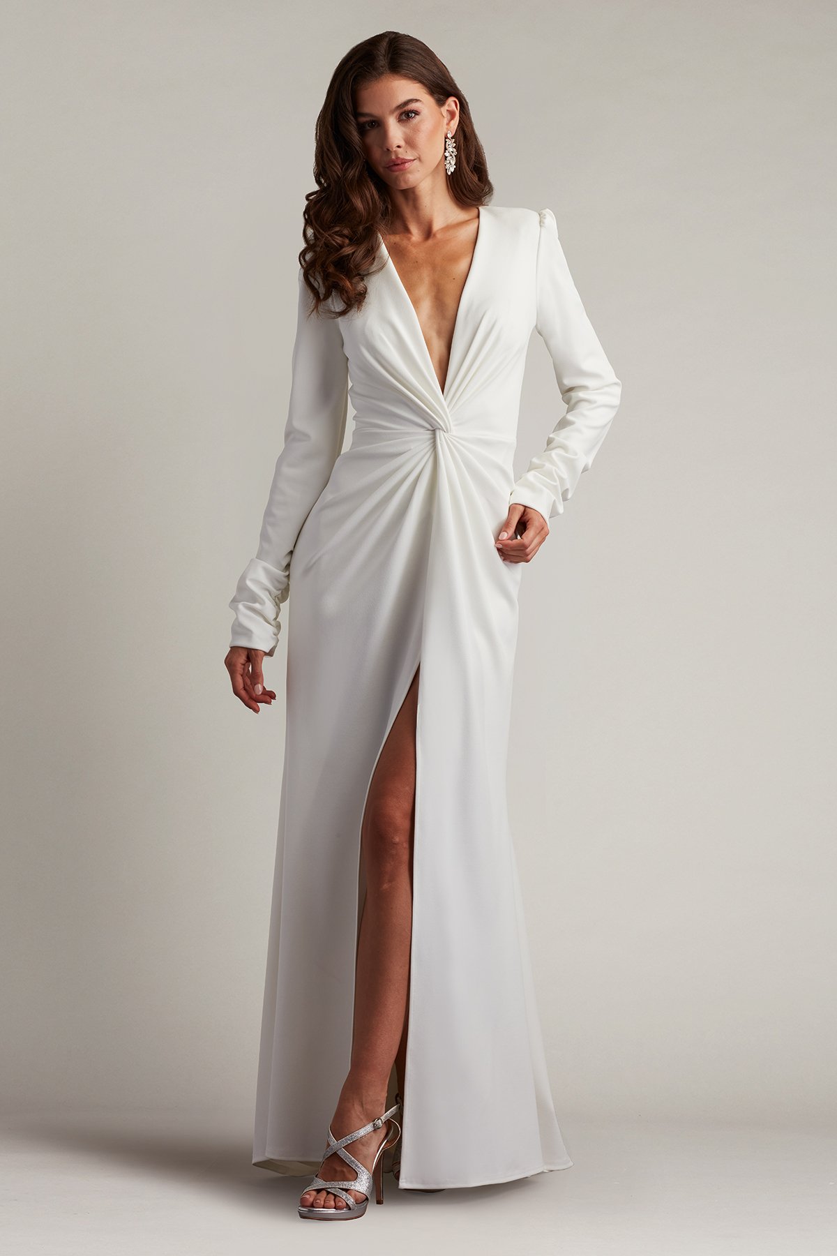 Bates Twist-Front Gown | Tadashi Shoji