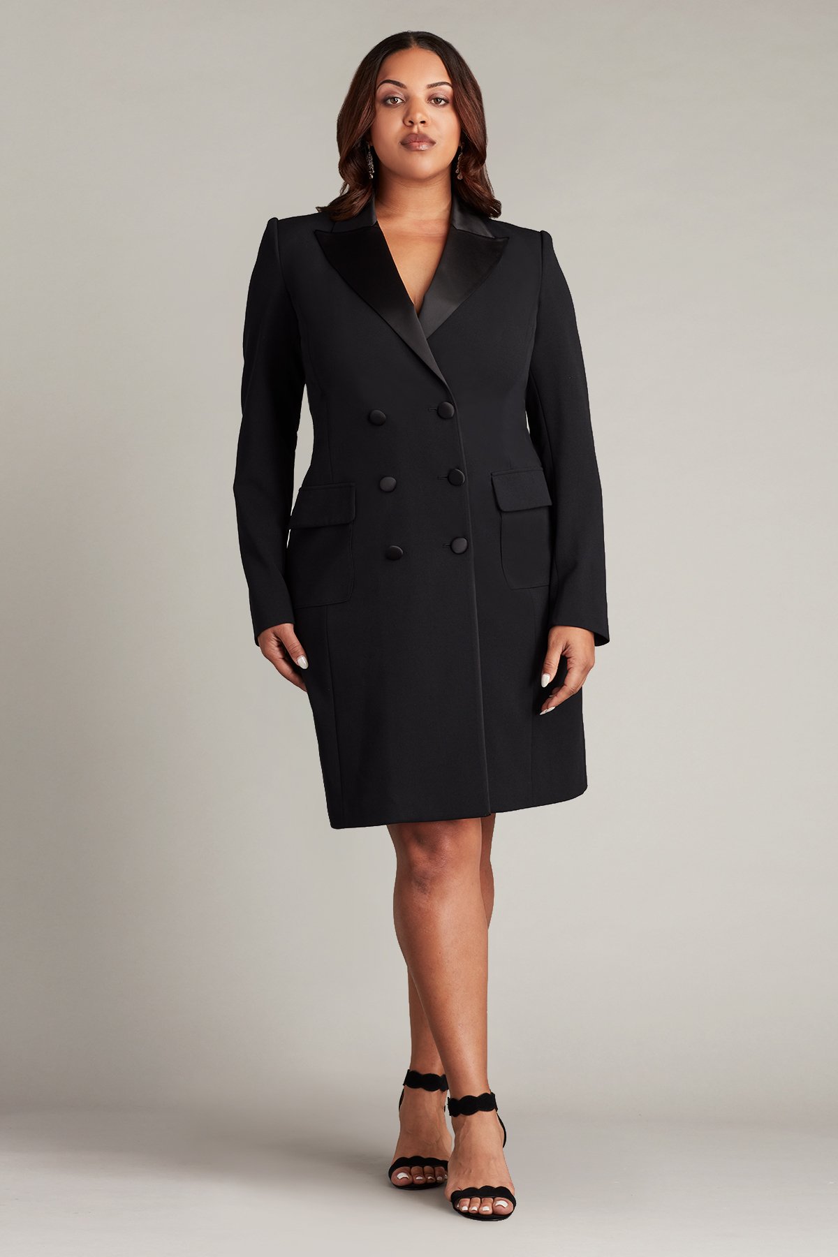 見事な創造力 Double-Breasted McKay Coat Shoji Tadashi | SIZE PLUS - Dress ワンピース