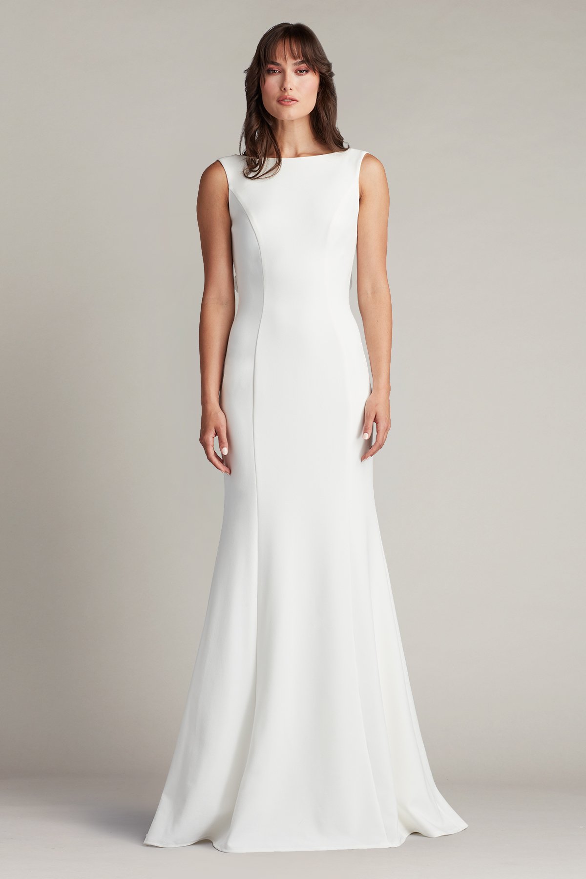 Beckwith Rosette Low Back Gown | Tadashi Shoji