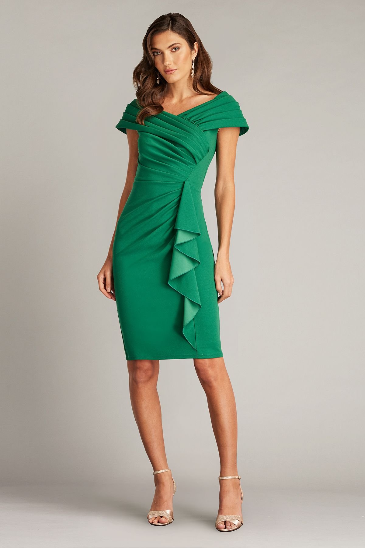 Martine Waterfall Flounce Dress | Tadashi Shoji Bridal