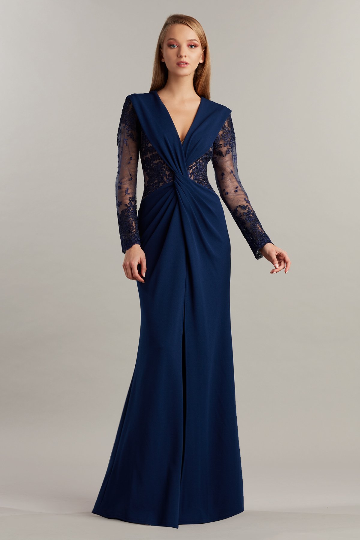 Balik Twist Front Gown Tadashi Shoji