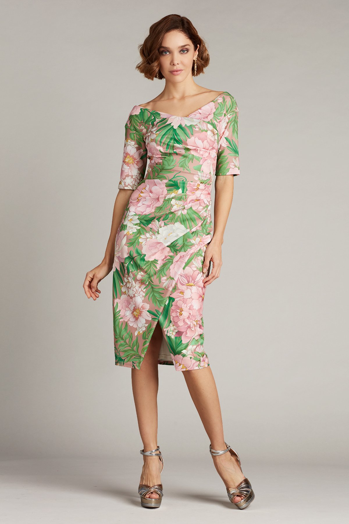 Avil Floral Cocktail Dress | Tadashi Shoji