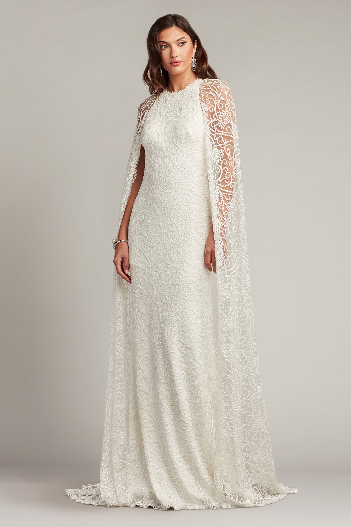 Tadashi shoji cheap cape dress