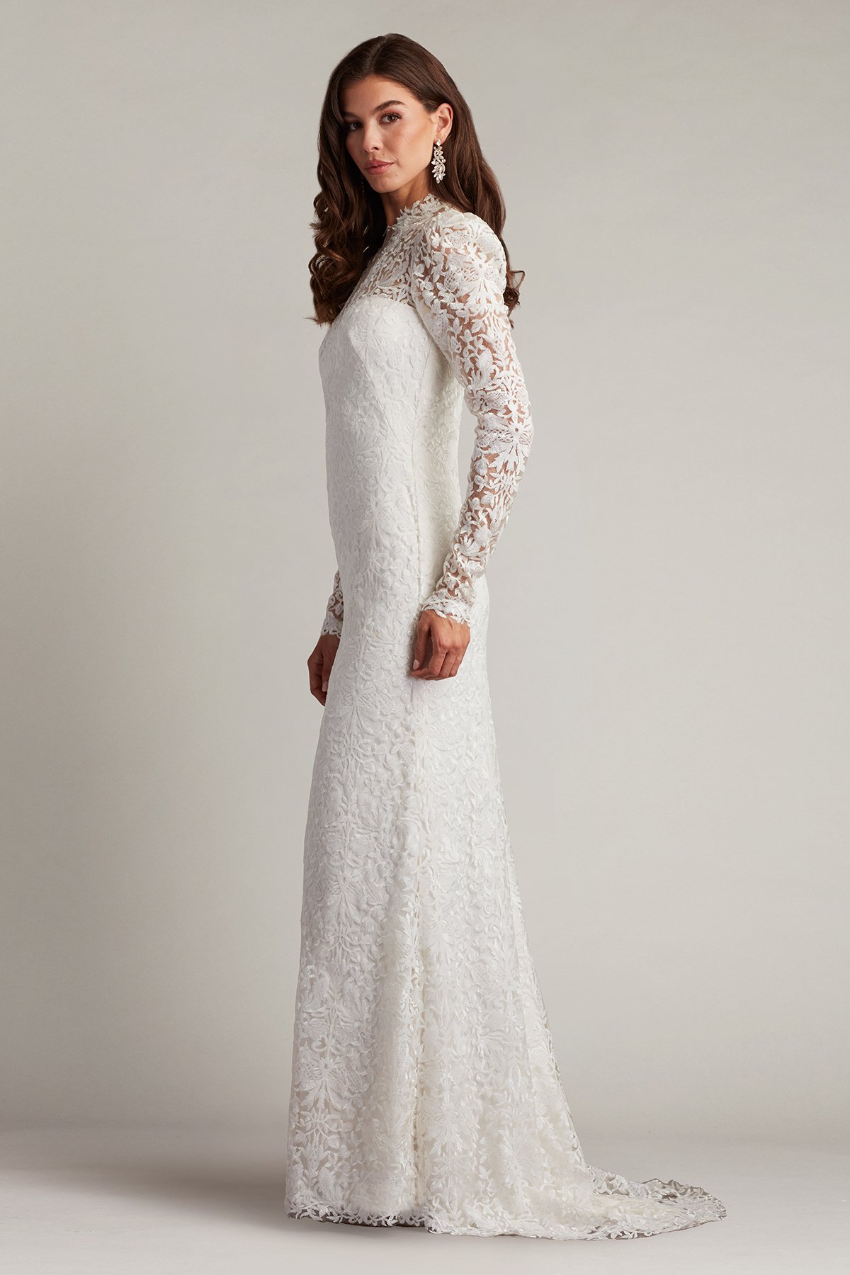 存在感を放つ【TADASHI SHOJI】Heiss Embroidered Illusion Gown Heiss Embroidered Illusion Gown | Tadashi Shoji