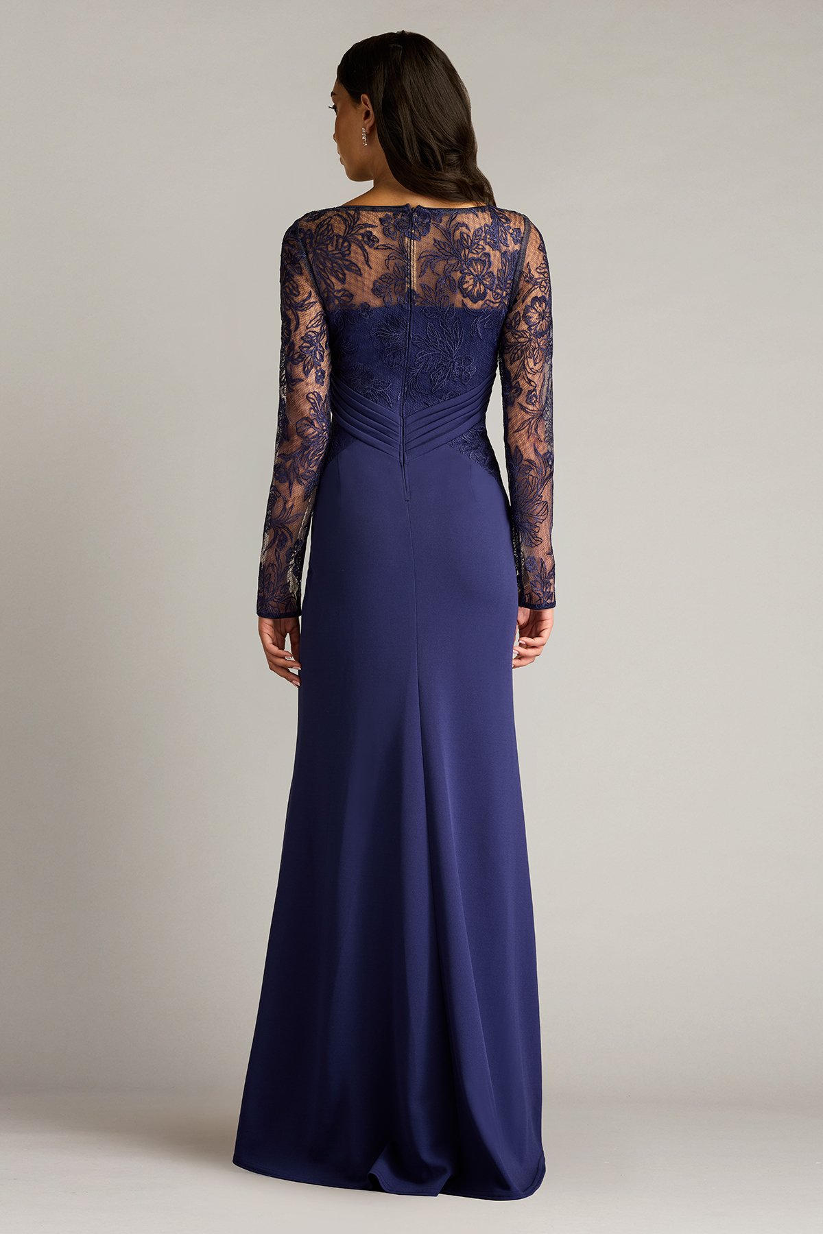 正規 Ravina Shoji Tadashi | NOTTE Gown Illusion Embroidered ワンピース
