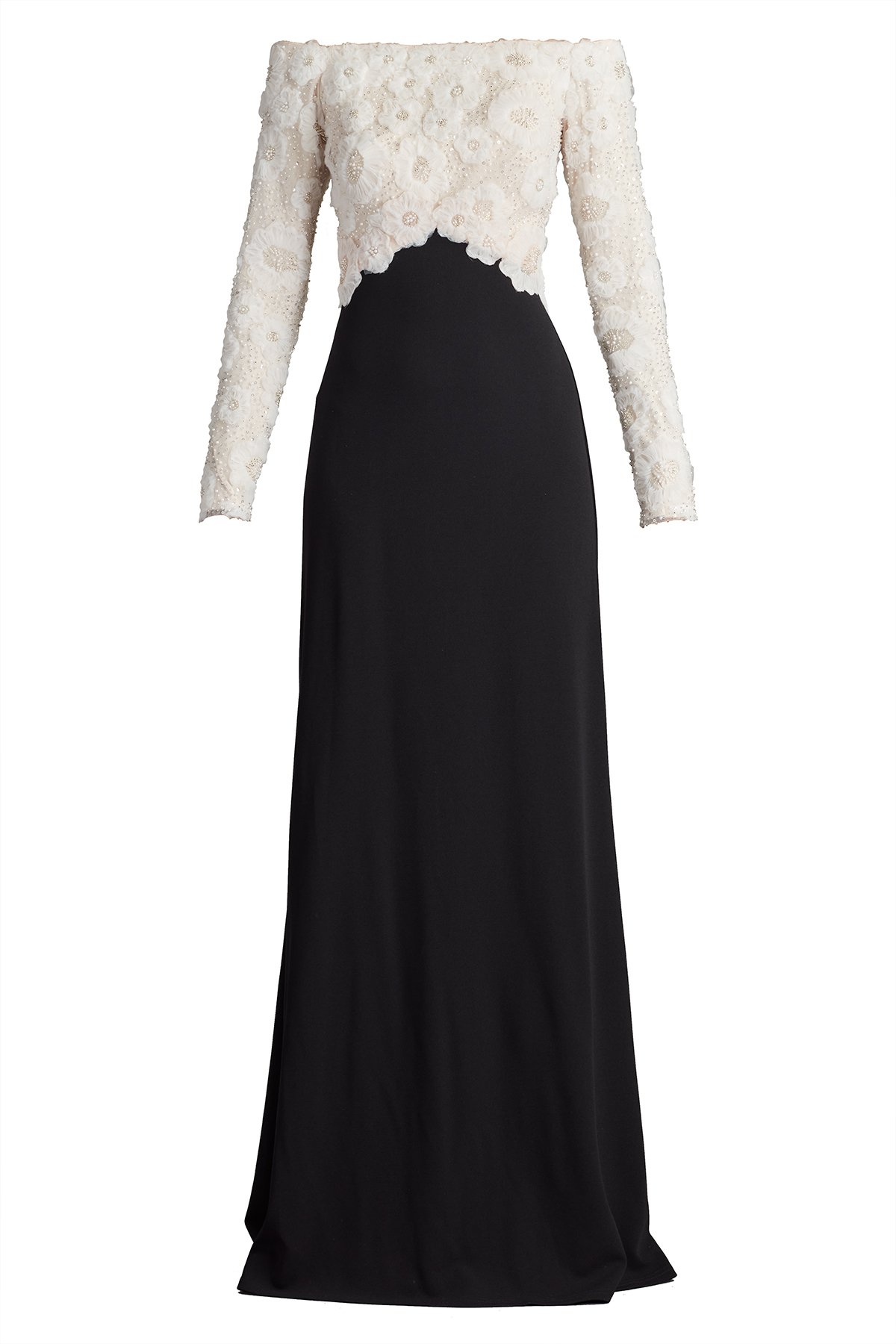 存在感絶大【TADASHI SHOJI】Giuliana Embroidered Bodice Gown Giuliana Embroidered Bodice Gown | Tadashi Shoji