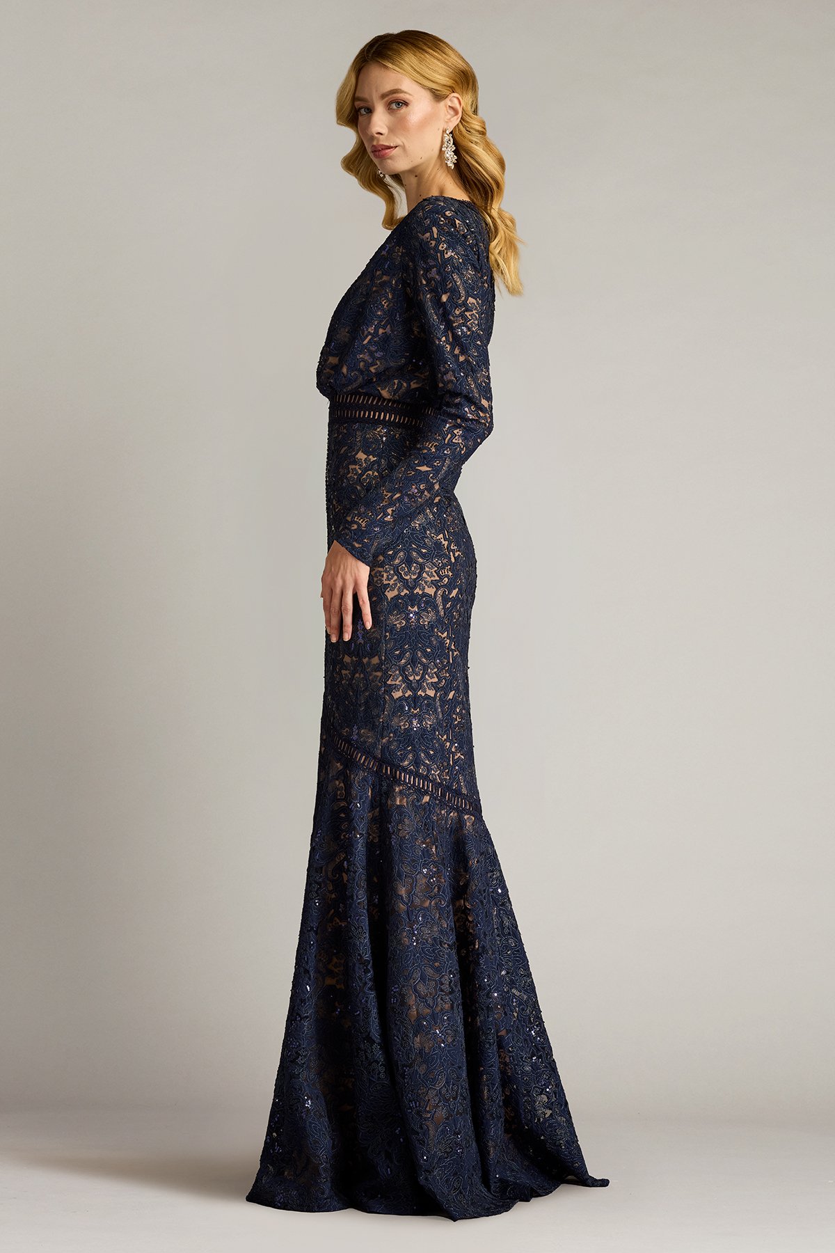 Alawa Sequin Embroidered Gown | Tadashi Shoji