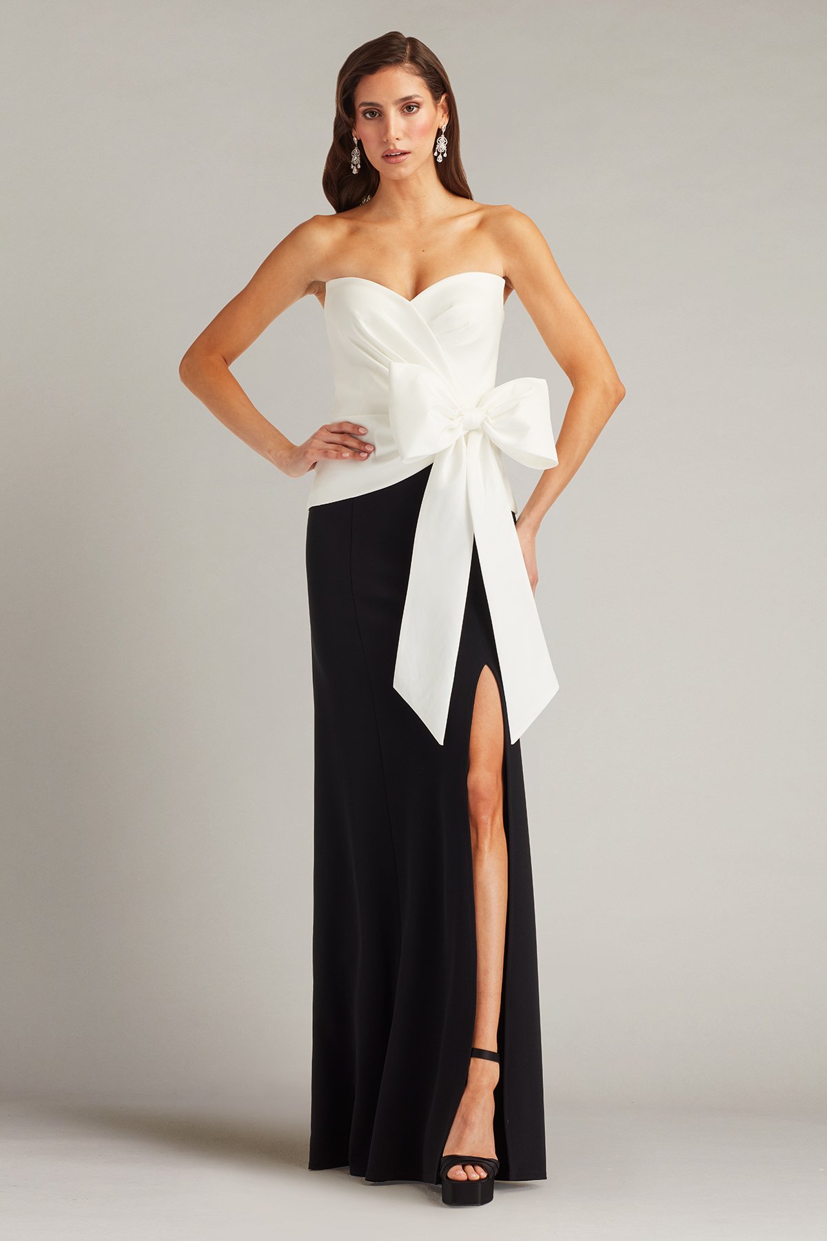 Kinah Oversized Bow Gown | Tadashi Shoji