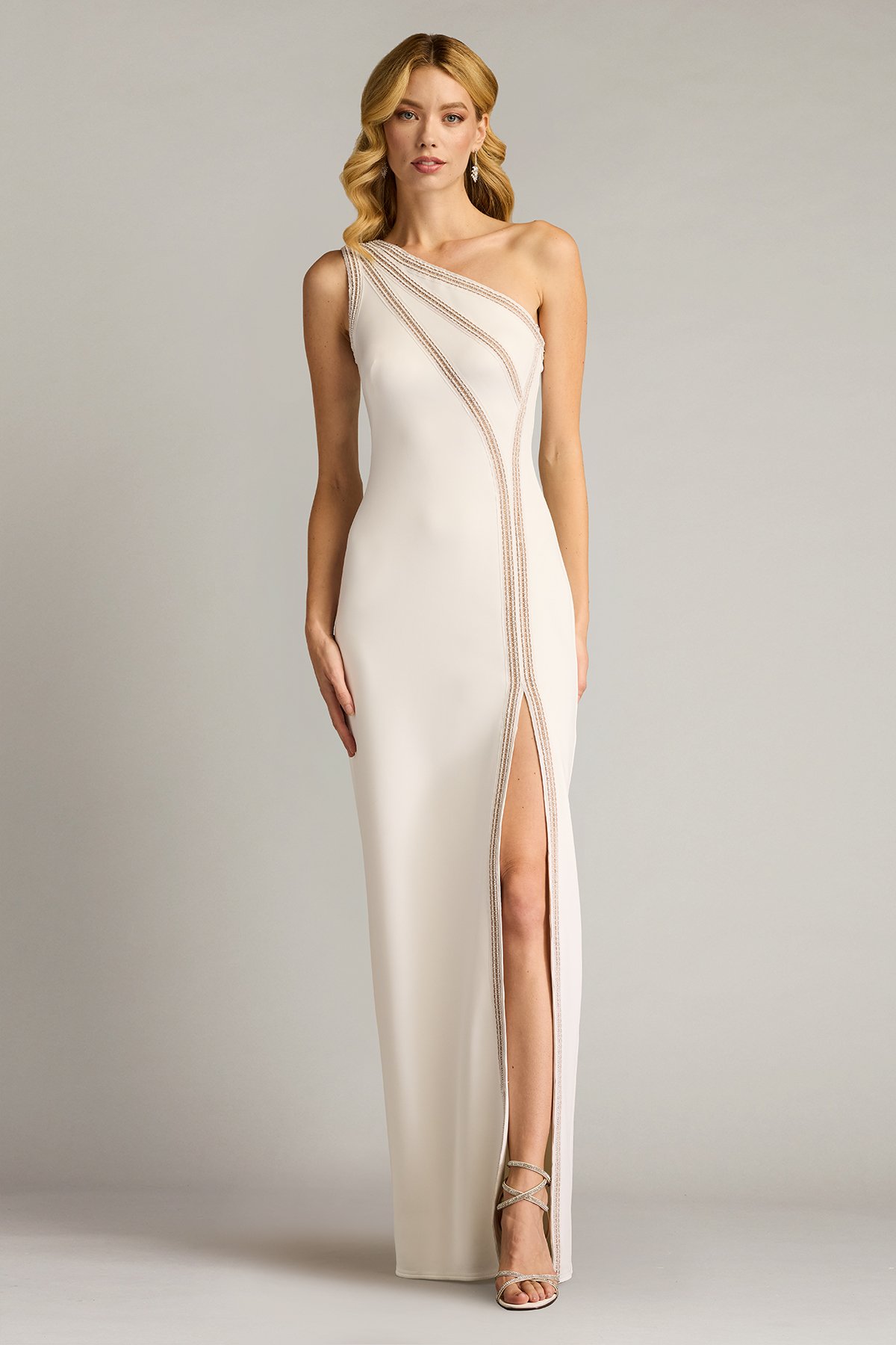 Byrne One Shoulder Gown | Tadashi Shoji