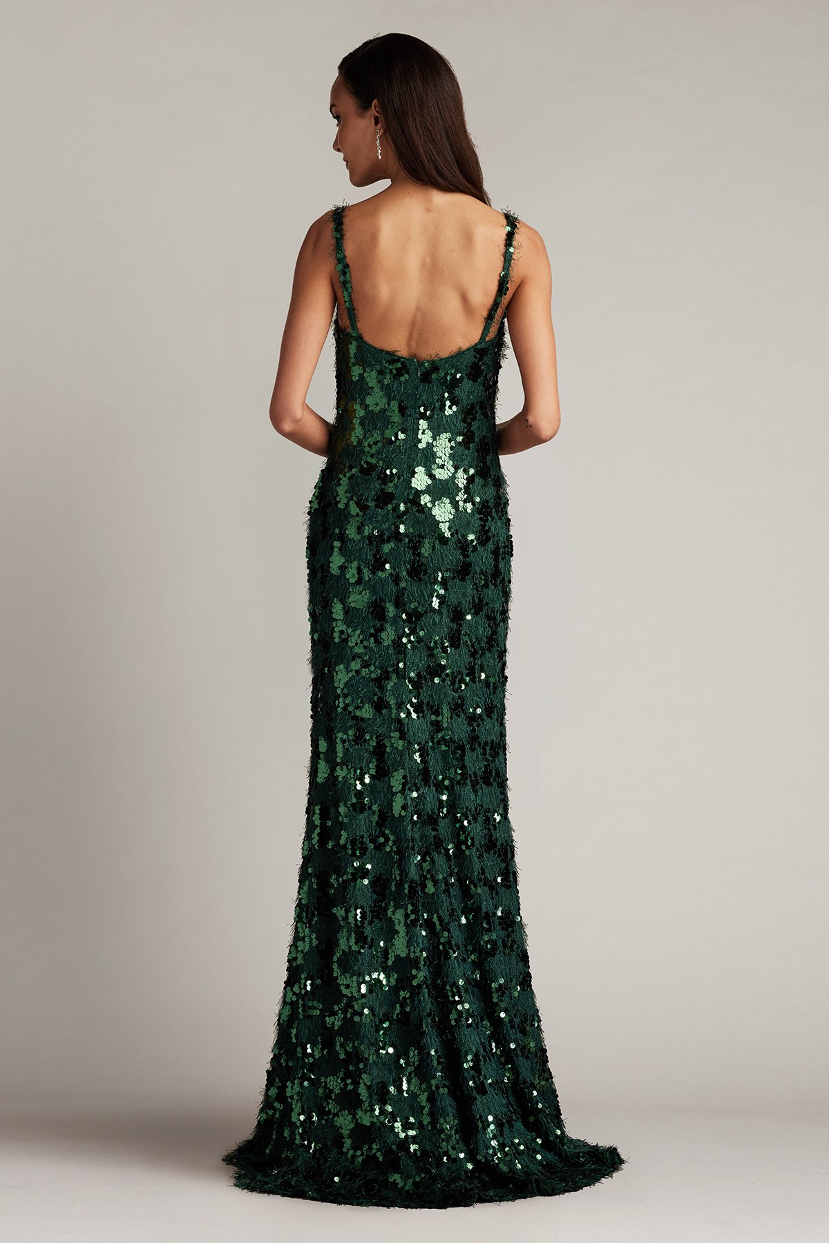 2024-25 秋冬新作  ハイブランドの Tinker Shoji Tadashi | Gown Fringe Eyelash Sequin ジャケット・アウター