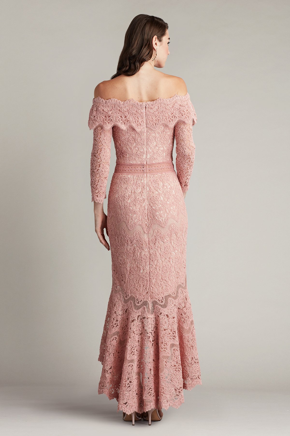 Morrow Embroidered Tulle High-Low Dress