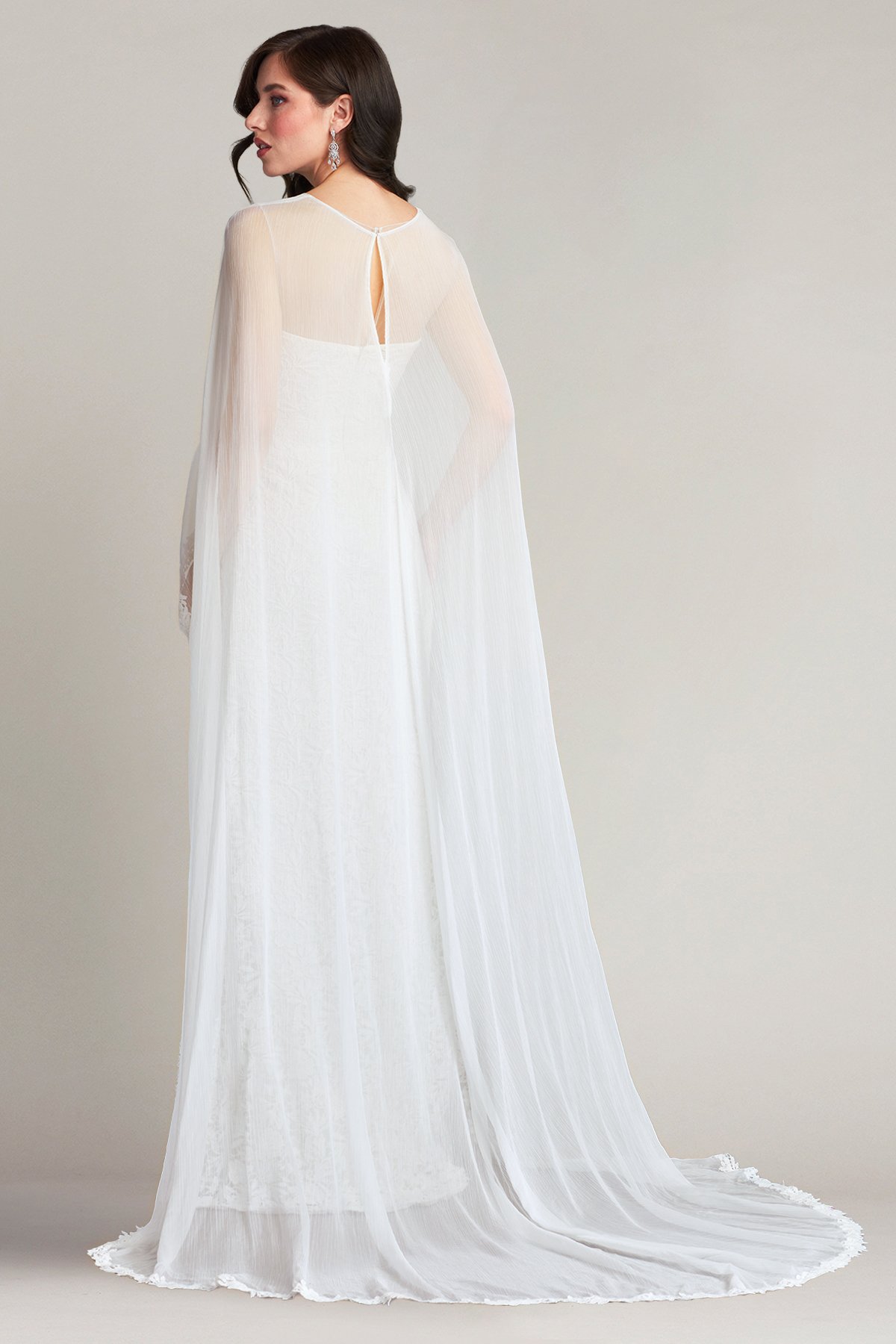 Sassel Overlay Gown Tadashi Shoji