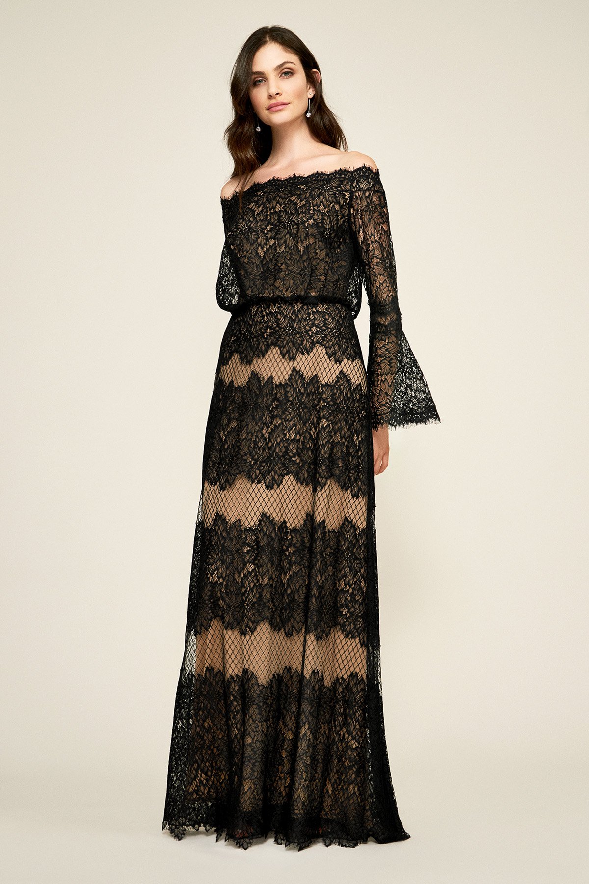 Tadashi shoji off the shoulder top
