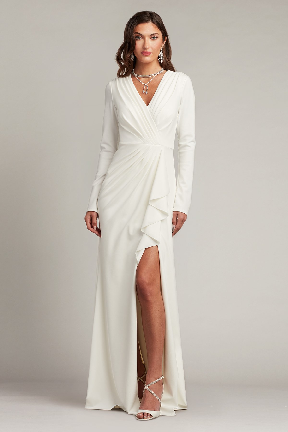 Kleiman Cascading Drape Gown