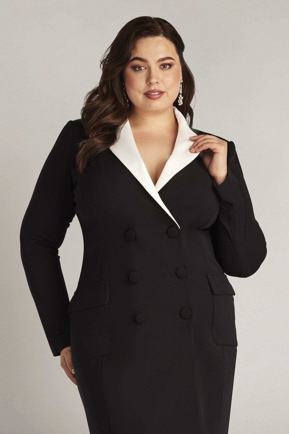 McKay Double-Breasted Coat Dress - PLUS SIZE