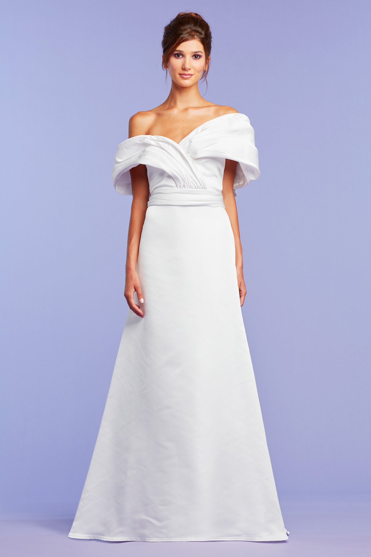 Tenley gown tadashi shoji top