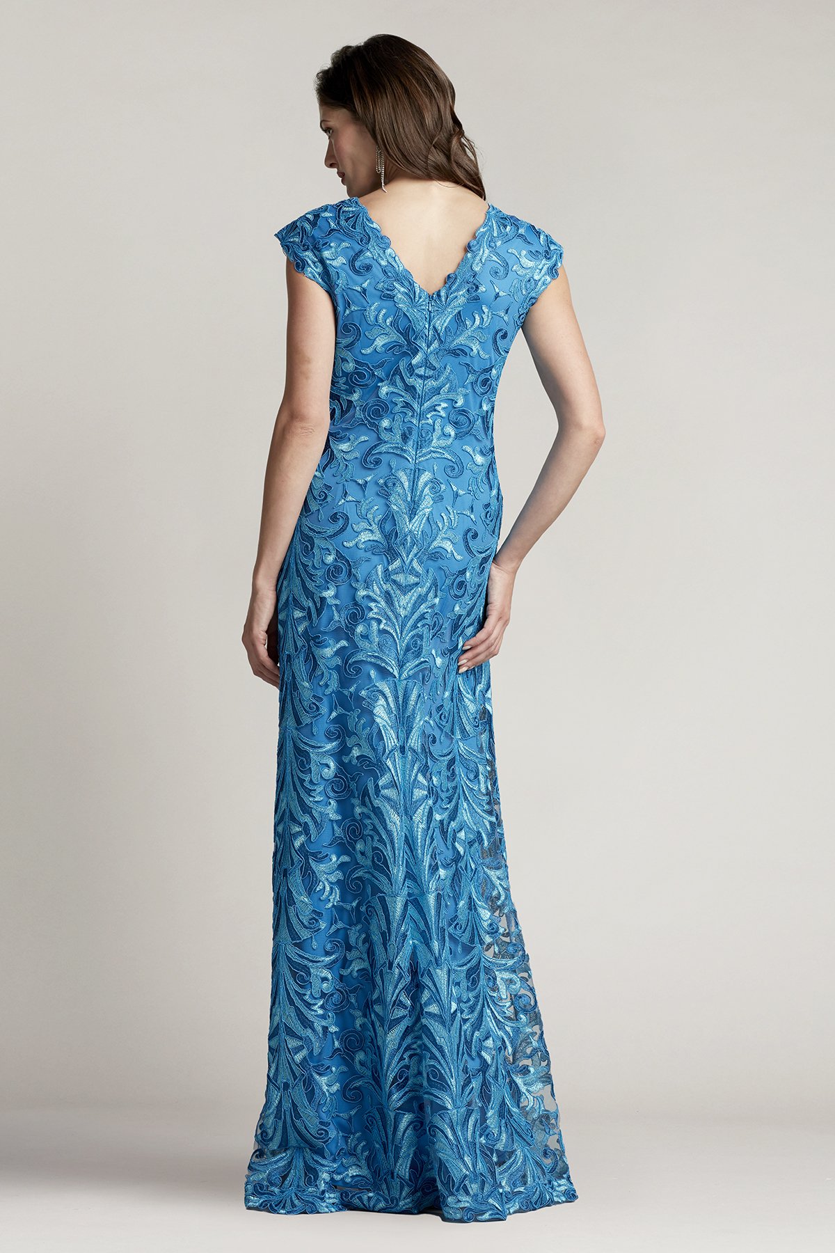 Lonnie Embroidered Tulle Gown