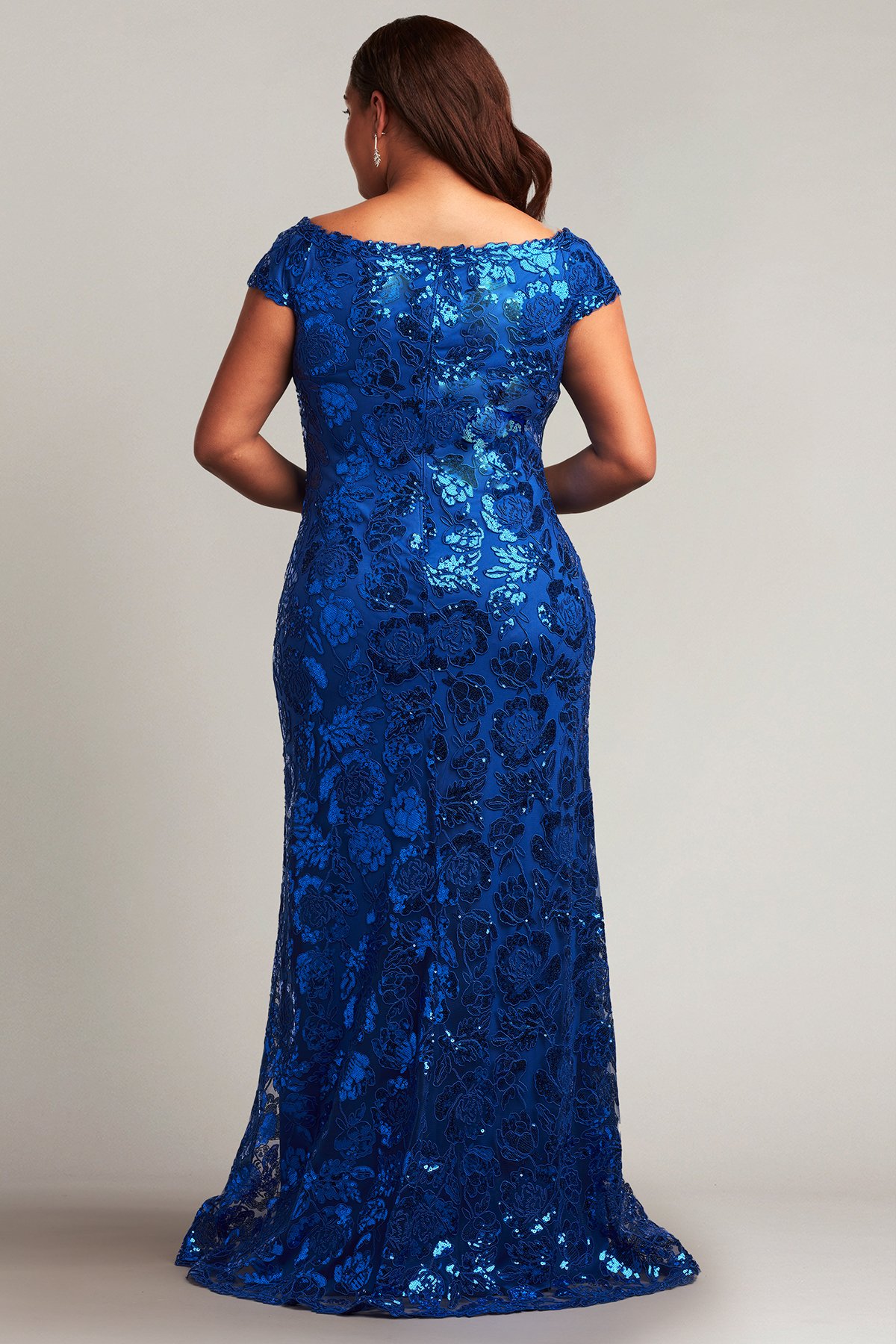 Hynds Sequin Embroidered Gown - PLUS SIZE