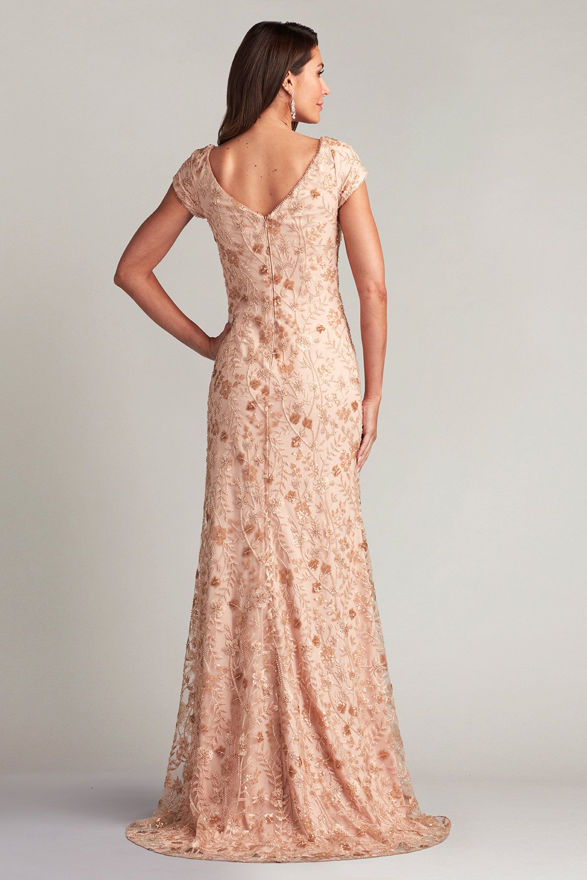 Meraly Bead Embroidered Gown