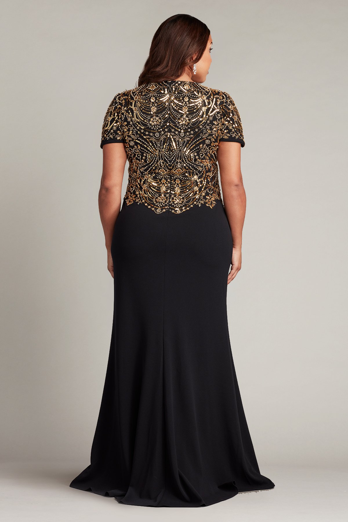 Edry Embellished Crepe Gown - PLUS SIZE