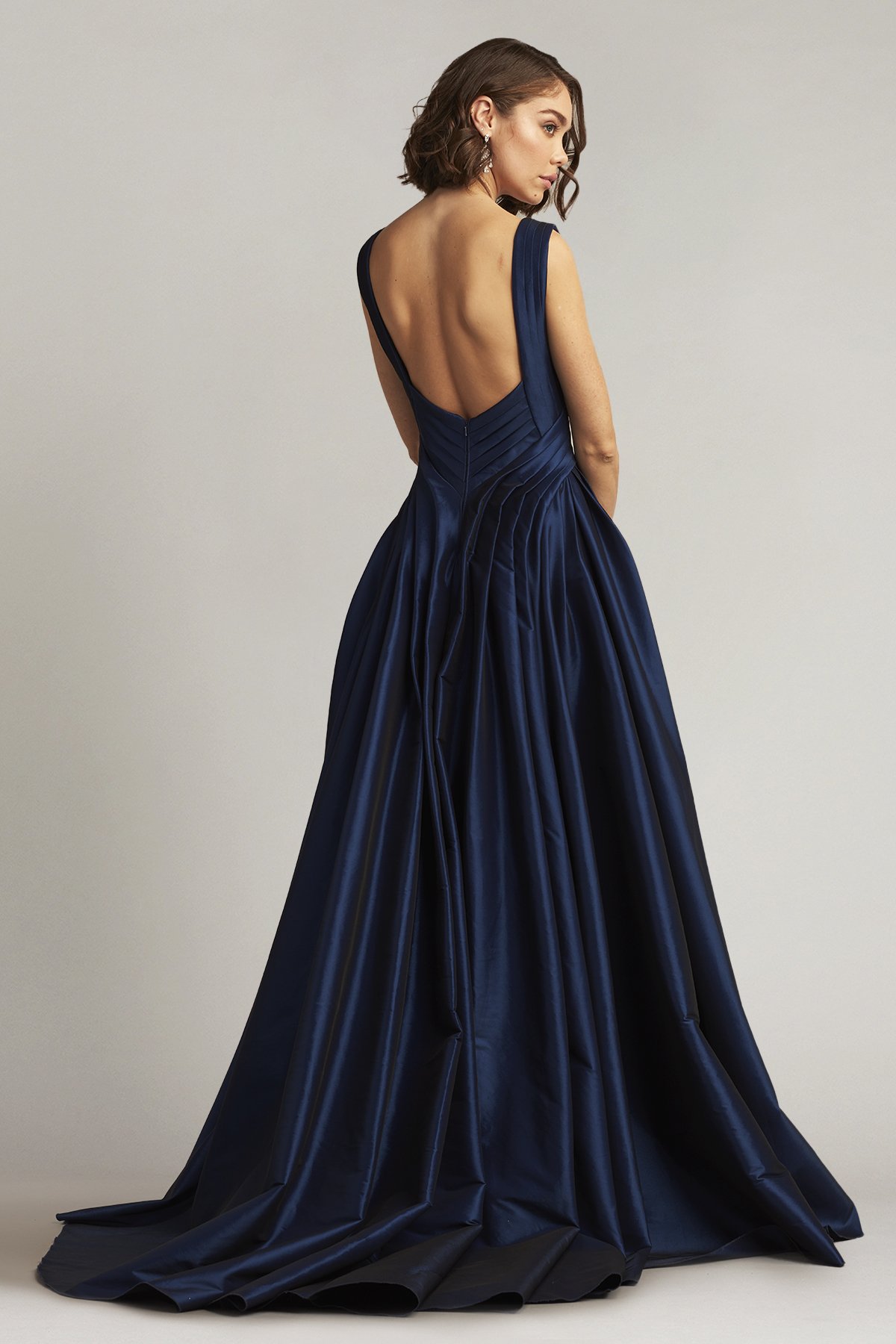 Beaumont Pleated Back Ball Gown