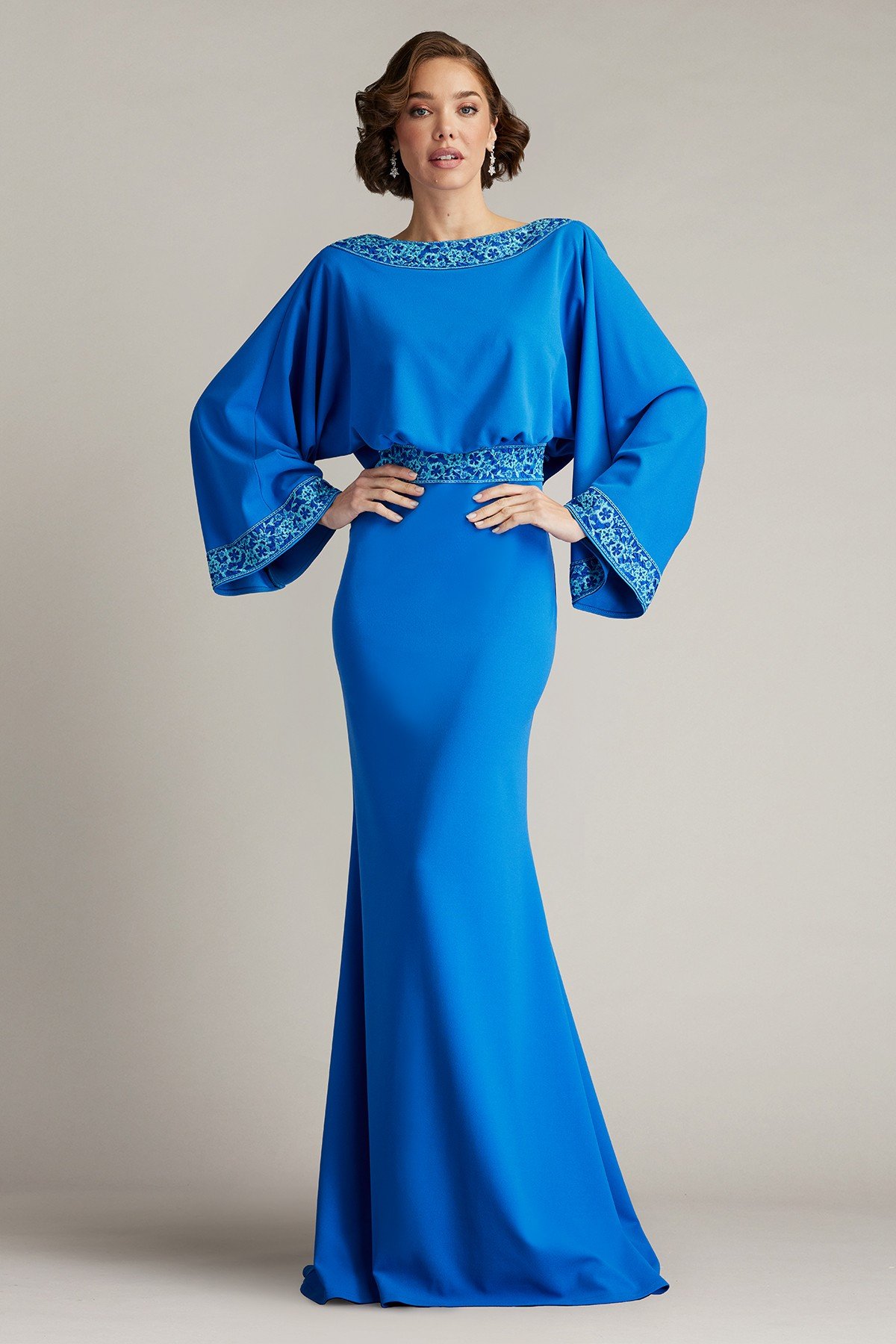 Tadashi shoji champagne gown clearance