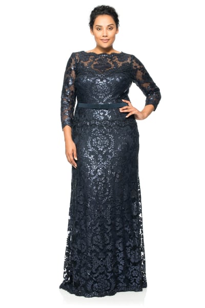 Lautashiラウタシー♡レアJacquard Shoulder Dress Brittan Metallic Sheath Dress