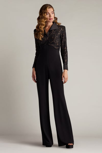 新作 Tadashi shoji パーティードレス SULLIVAN BISHOP JUMPSUIT Lucas Twist-Front Jumpsuit IVORY | Tadashi Shoji