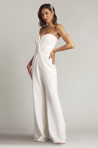Winter white formal jumpsuit discount