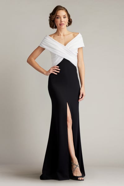 Very black and white dress on sale