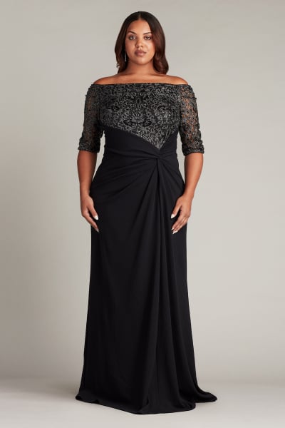 Plus Size Black Formal Dress