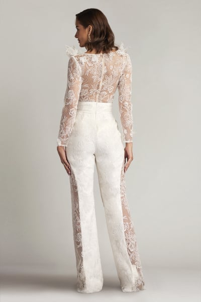 新作 Tadashi shoji パーティードレス LUCAS JUMPSUIT Lucas Twist-Front Jumpsuit IVORY | Tadashi Shoji