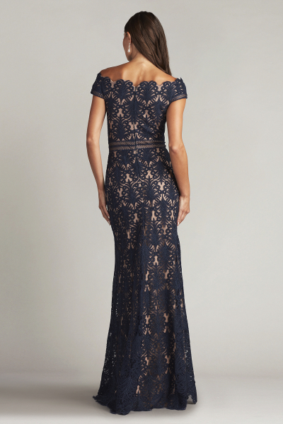 Dallise Embroidered Tulle Gown