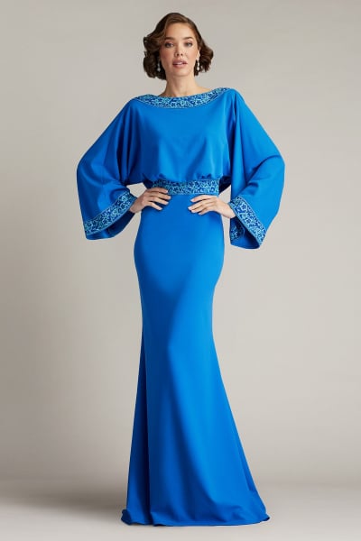 Moline Cowl Back Gown | Tadashi Shoji